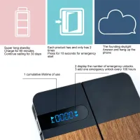 Husă inteligentă Keepin Timing Box 2.0 Plastic / Wood photo 4