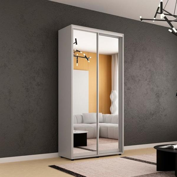 Шкаф Mobildor-Lux Compact 100 x 45см x 220 / ЛДСП / Светло серый photo 3