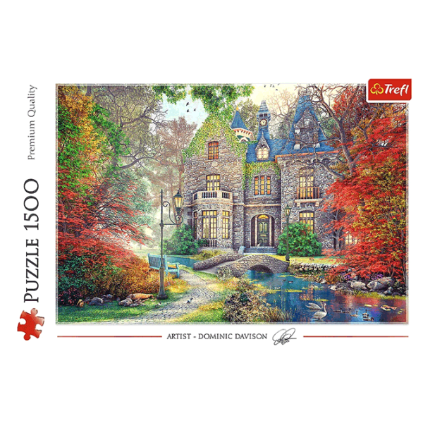 Puzzle Trefl Autumn Manor 12+/ Количество деталей: 1500 photo 3 Puzzle Trefl Autumn Manor 12+/ Количество деталей: 1500 photo 3