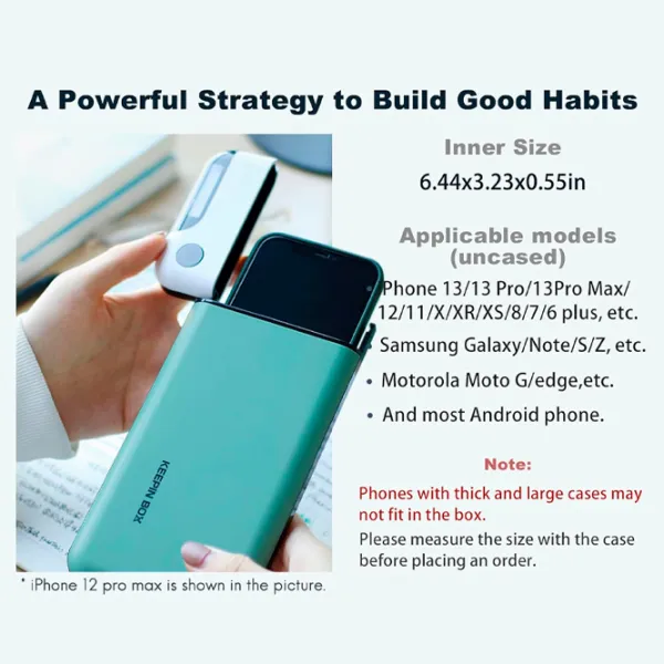 Умный чехол Keepin Timing Box Пластик / Синий photo 2