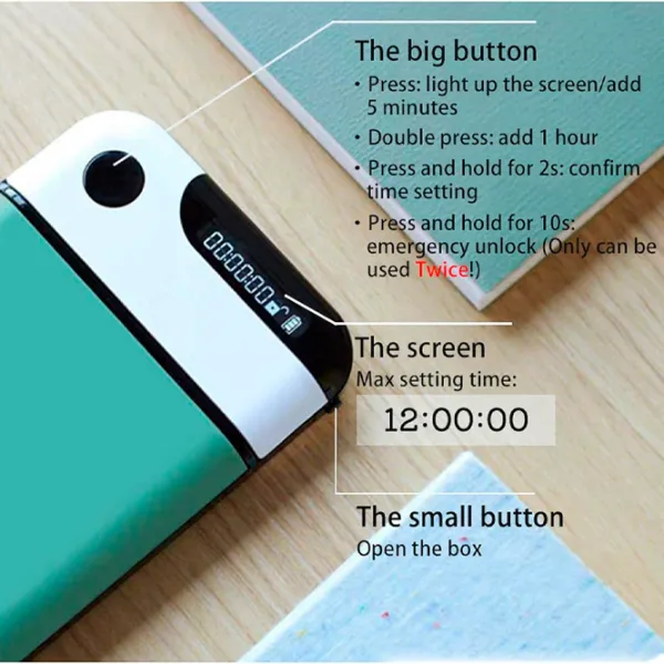 Умный чехол Keepin Timing Box Пластик / Синий photo 6