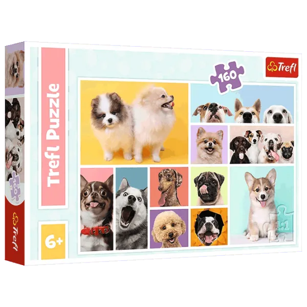 Puzzle Trefl The friendship of puppies 6+/ Numărul de piese: 160 photo 1