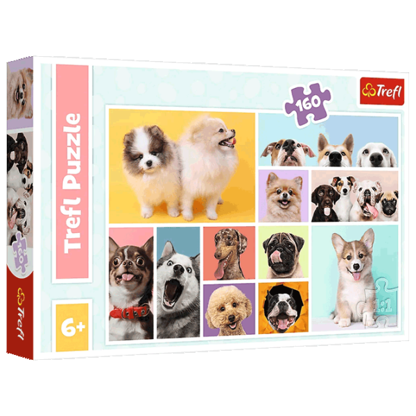 Puzzle Trefl The friendship of puppies 6+/ Numărul de piese: 160 photo 1