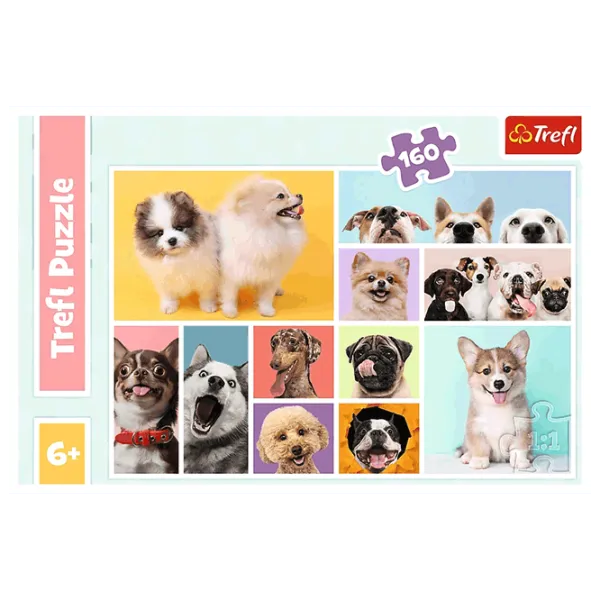 Puzzle Trefl The friendship of puppies 6+/ Numărul de piese: 160 photo 2