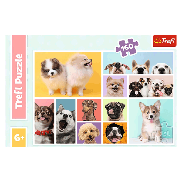 Puzzle Trefl The friendship of puppies 6+/ Numărul de piese: 160 photo 2