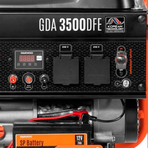Генератор Daewoo GDA 3500DFE 220 В Бензин, газ / 2.8 кВт photo 8