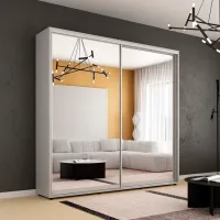 Dulap Mobildor-Lux Compact 180 x 45 x 220 / PAL / Gri deschis photo 2