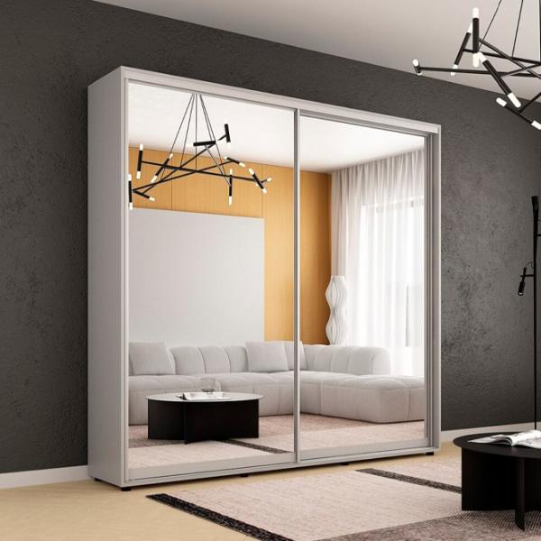 Шкаф Mobildor-Lux Compact 220 x 45см x 220 / ЛДСП / Светло серый photo 2