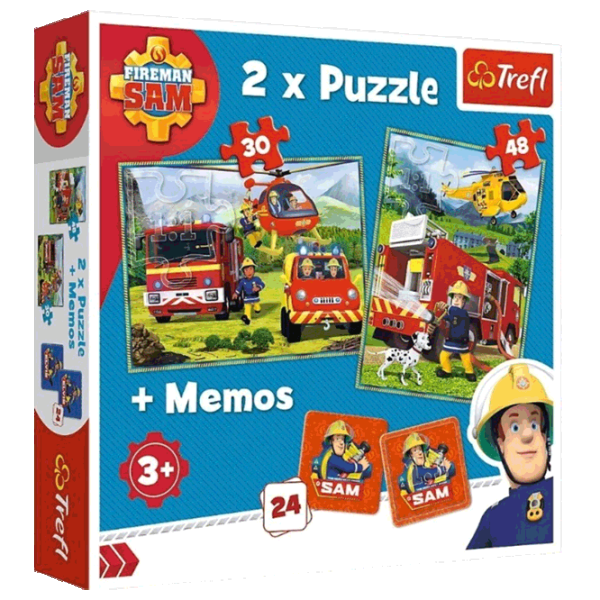 Puzzle Trefl Firefighters in Action 3+/ Количество деталей: 78 photo 1 Puzzle Trefl Firefighters in Action 3+/ Количество деталей: 78 photo 1