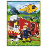 Puzzle Trefl Firefighters in Action 3+/ Numărul de piese: 78 photo 2