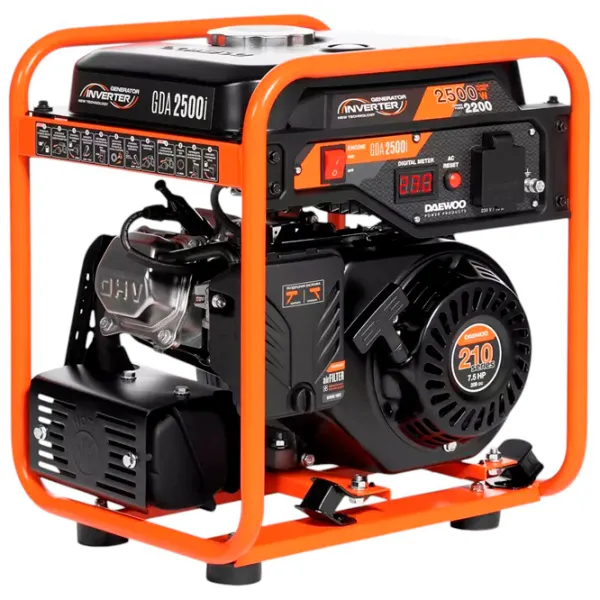Generator de curent Daewoo GDA 2500i 220 V Benzină / 1.8 kW photo 1
