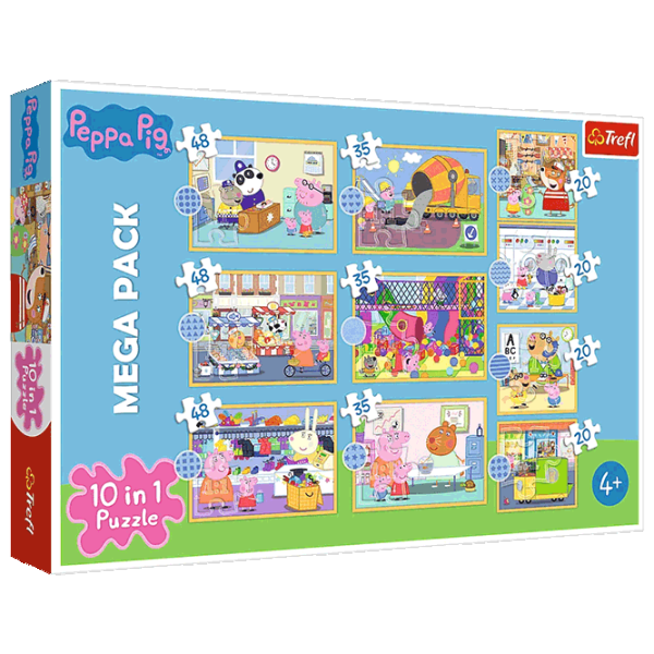 Puzzle Trefl Peppa Pig 4+/ Numărul de piese: 329 photo 1 Puzzle Trefl Peppa Pig 4+/ Numărul de piese: 329 photo 1