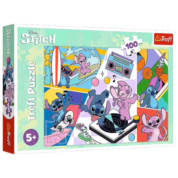 Puzzle Trefl Lilo&Stitch memories 5+/ Количество деталей: 100 photo 1 Puzzle Trefl Lilo&Stitch memories 5+/ Количество деталей: 100 photo 1