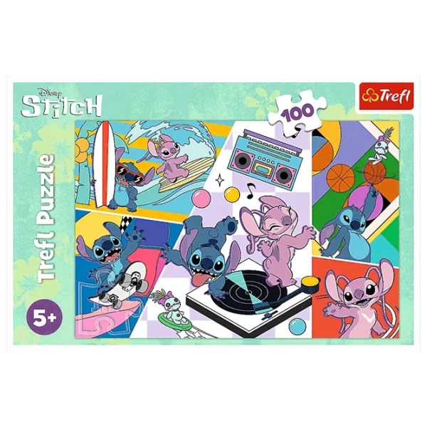 Puzzle Trefl Lilo&Stitch memories 5+/ Количество деталей: 100 photo 3 Puzzle Trefl Lilo&Stitch memories 5+/ Количество деталей: 100 photo 3