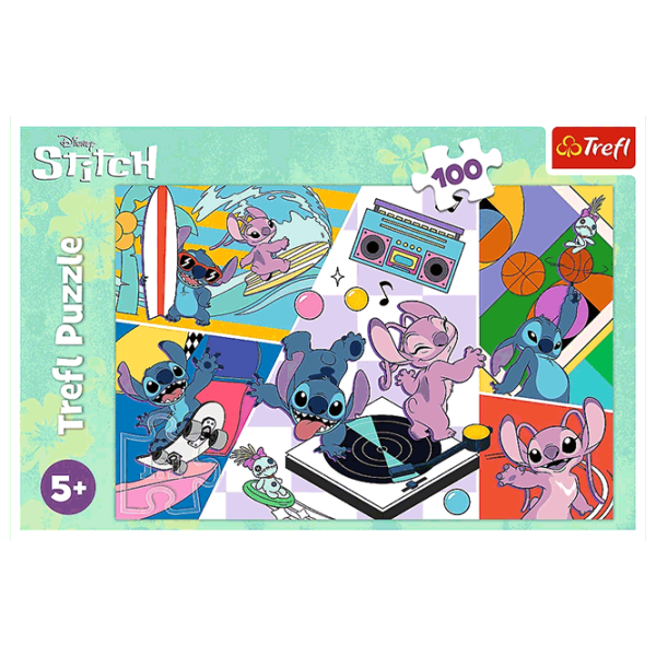 Puzzle Trefl Lilo&Stitch memories 5+/ Количество деталей: 100 photo 3 Puzzle Trefl Lilo&Stitch memories 5+/ Количество деталей: 100 photo 3