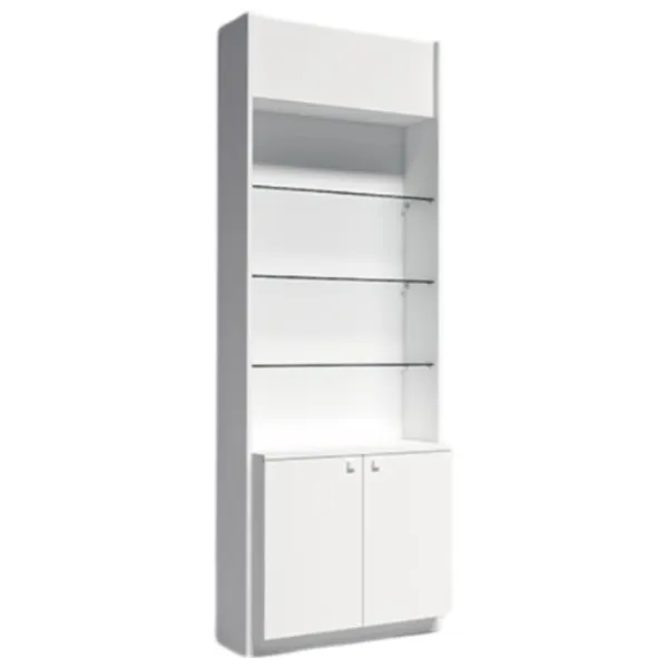 Dulap cu vitrină Indart 06 PAL / White photo 1