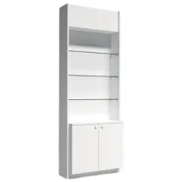 Витрина для гостиной Indart 06 ДСП / White