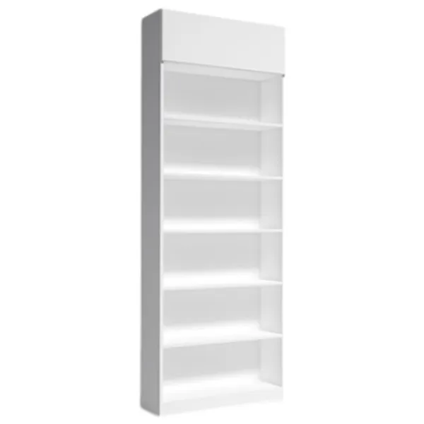 Dulap cu vitrină Indart 03 PAL / White photo 1