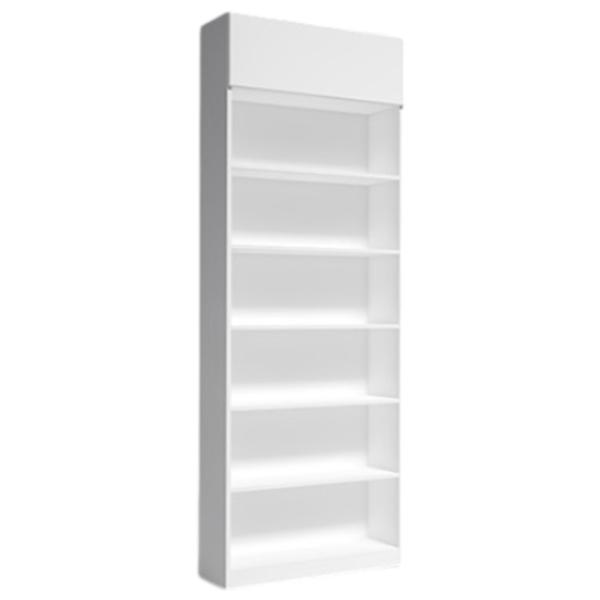 Dulap cu vitrină Indart 03 PAL / White photo 1