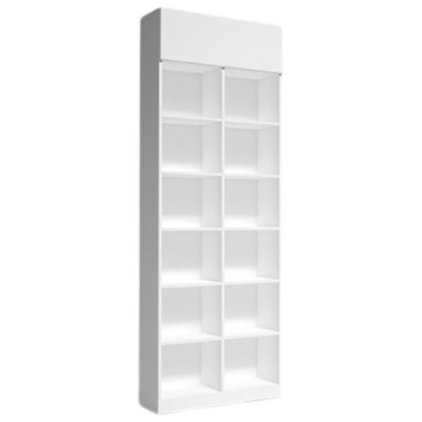 Витрина для гостиной Indart 04  ДСП / White photo 1