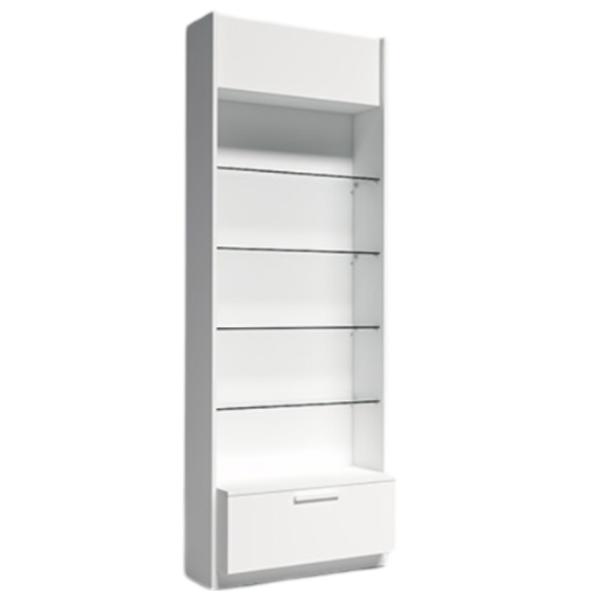 Dulap cu vitrină Indart 05 PAL / White photo 1