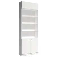 Витрина для гостиной Indart 08 ДСП / White