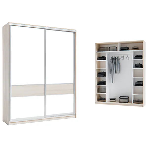 Шкаф Indart Cupeu 09 180 x 60см x 230 / LPAL / Бежевый photo 2 Шкаф Indart Cupeu 09 180 x 60см x 230 / LPAL / Бежевый photo 2