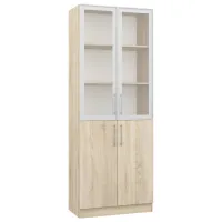 Витрина для гостиной Practik 091282 ДСП / Дуб cонома