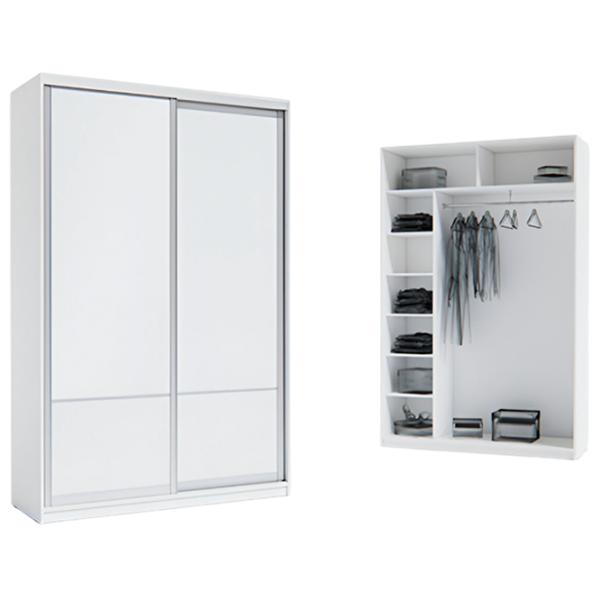 Шкаф Indart Cupeu 05 150 x 60см x 230 / LPAL / Белый photo 2 Шкаф Indart Cupeu 05 150 x 60см x 230 / LPAL / Белый photo 2
