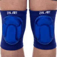 Apărătoare pentru genunchi Zelart BC-1672 Blue / Elastan / Adult photo 2