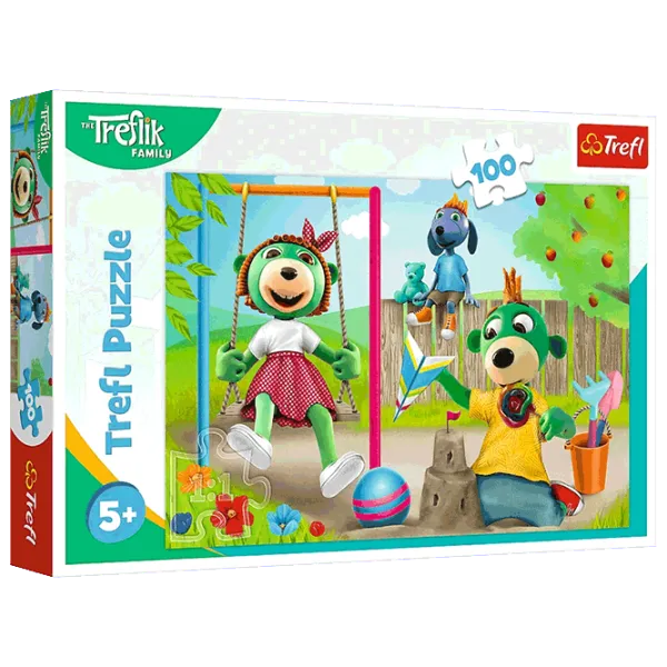 Puzzle Trefl Trefliks 5+/ Numărul de piese: 100 photo 1