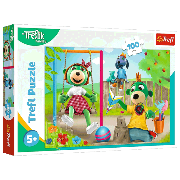 Puzzle Trefl Trefliks 5+/ Numărul de piese: 100 photo 1