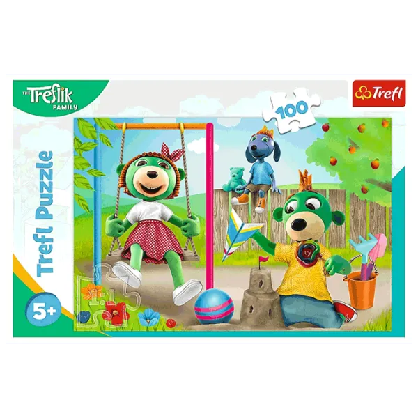 Puzzle Trefl Trefliks 5+/ Numărul de piese: 100 photo 3