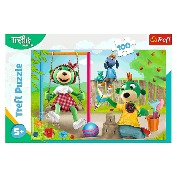 Puzzle Trefl Trefliks 5+/ Numărul de piese: 100 photo 3