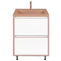 Шкаф с умывальником Aquatoria Terra ЛДСП / Brown