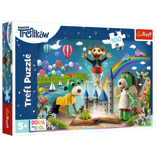 Puzzle Trefl Fabulous evening of Trefliks 3+/ Numărul de piese: 100 photo 1