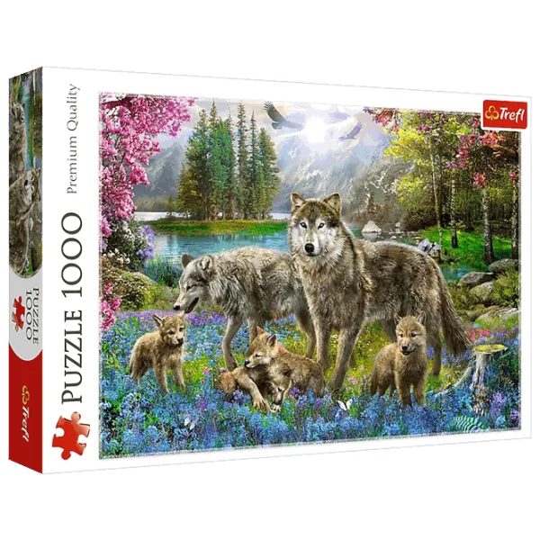 Puzzle Trefl Wolf Family 10+/ Numărul de piese: 1000 photo 1 Puzzle Trefl Wolf Family 10+/ Numărul de piese: 1000 photo 1