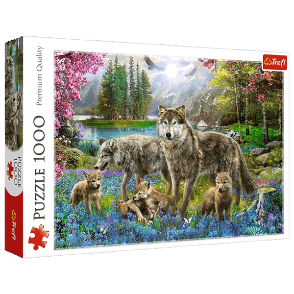 Puzzle Trefl Wolf Family 10+/ Numărul de piese: 1000 photo 1 Puzzle Trefl Wolf Family 10+/ Numărul de piese: 1000 photo 1