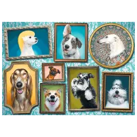 Puzzle Trefl Dog Gallery 9+/ Numărul de piese: 1000 photo 2