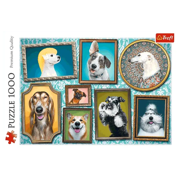Puzzle Trefl Dog Gallery 9+/ Numărul de piese: 1000 photo 3