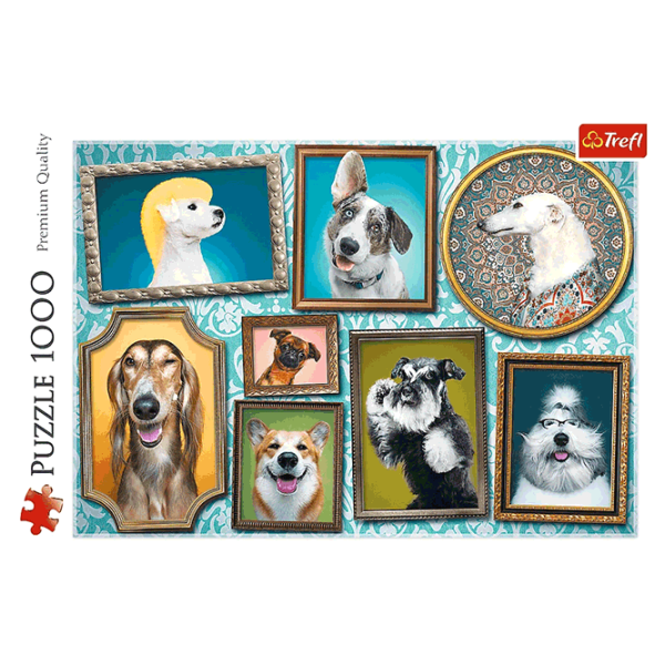 Puzzle Trefl Dog Gallery 9+/ Numărul de piese: 1000 photo 3