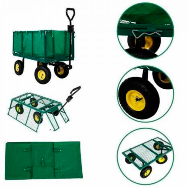 Cărucior cu platformă Tehno MS WO 02 Green / 550 kg photo 3
