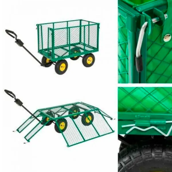 Cărucior cu platformă Tehno MS WO 02 Green / 550 kg photo 4