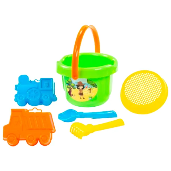 Set de jucării pentru nisip POLESIE 4810344002266 Plastic / 6 photo 2 Set de jucării pentru nisip POLESIE 4810344002266 Plastic / 6 photo 2