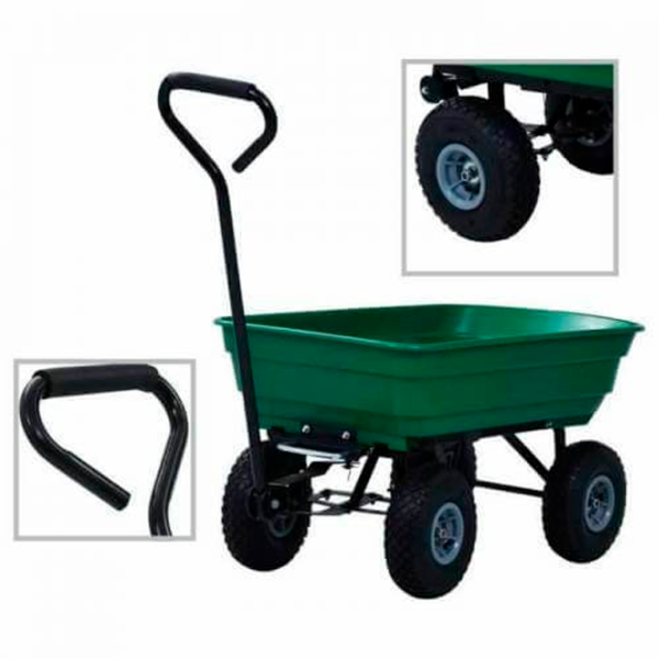 Платформенная тележка Tehno MS WO 01 Зеленый / 300 кг photo 4