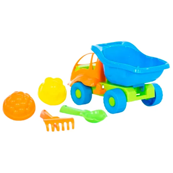 Set de jucării pentru nisip POLESIE 4810344003317 Plastic / 5 photo 4 Set de jucării pentru nisip POLESIE 4810344003317 Plastic / 5 photo 4