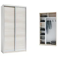 Dulap Indart Cupeu 01 120 x 60 x 230 / PAL melaminat / Beige photo 2