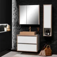 Dulap cu oglindă Aquatoria 101_800 75 x 80 x 16 / Oglindă / photo 3