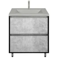 Dulap cu lavoar Aquatoria Loft PAL / Gray