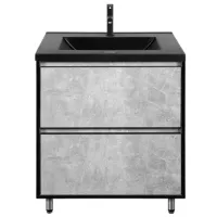 Dulap cu lavoar Aquatoria Loft PAL / Gray